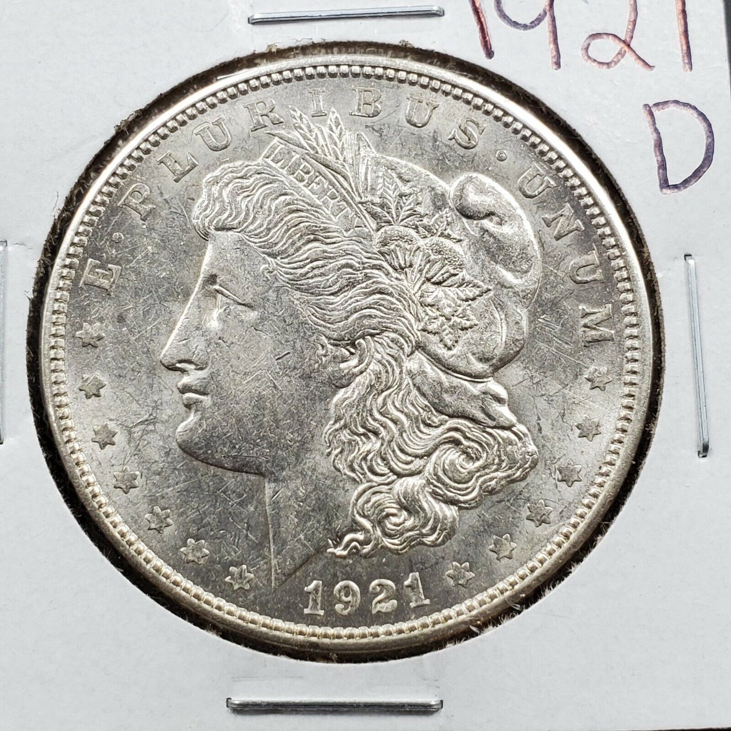 1921 Morgan Silver Dollar BU