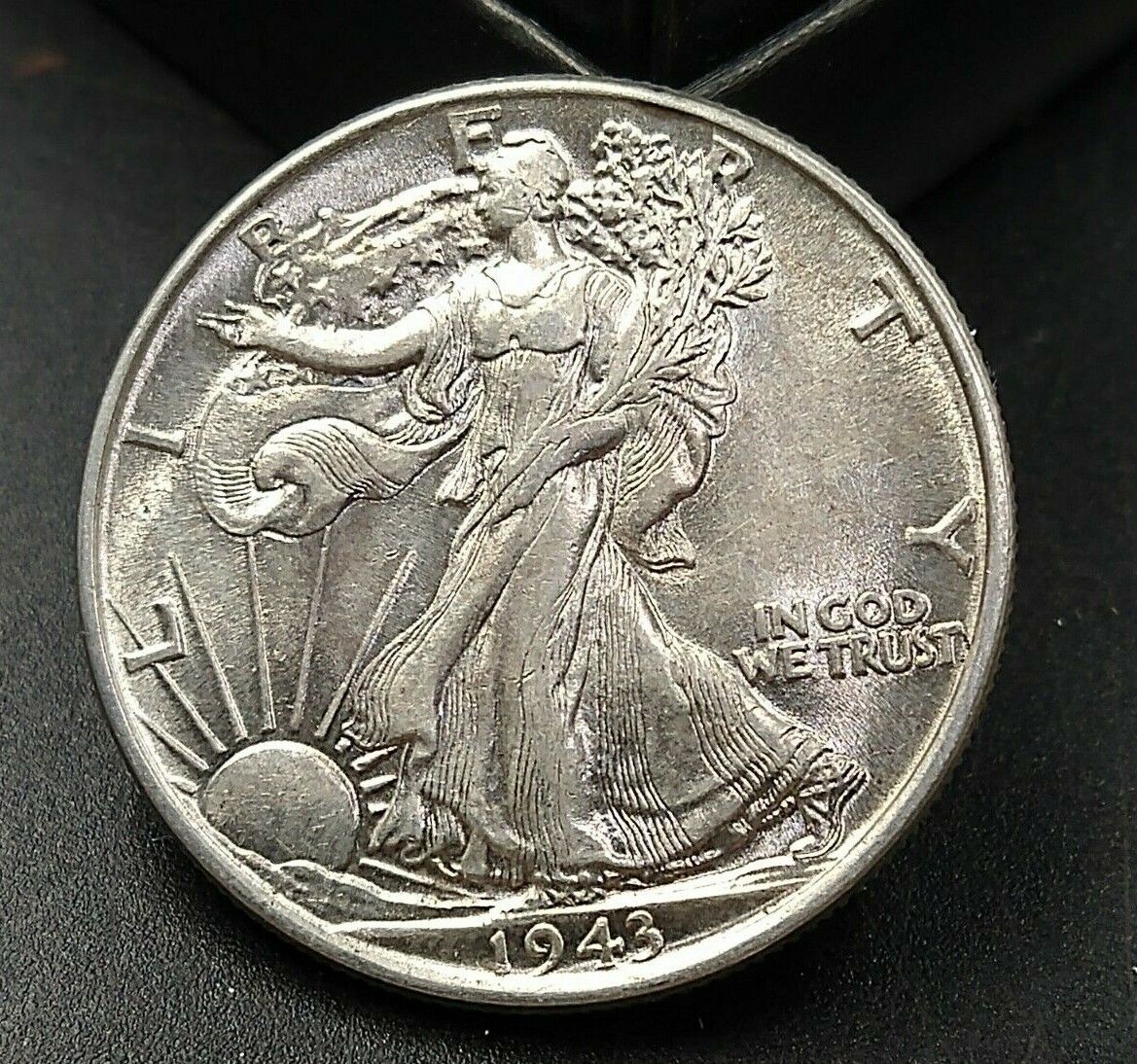 1943 P Walking Liberty Silver Eagle Half Dollar Coin CH AU / UNC Nice WW2 Coin