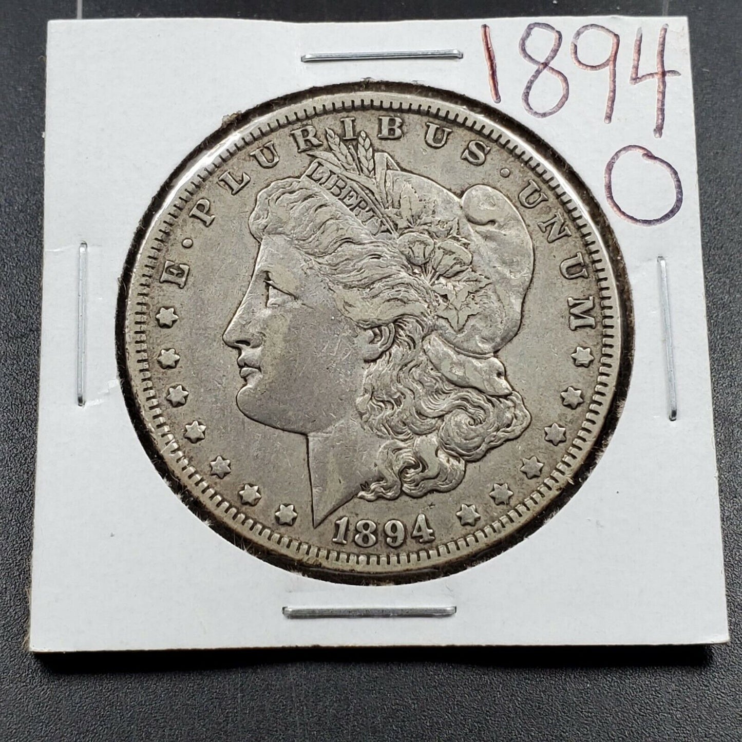 1894 O $1 Morgan Silver Eagle Dollar Coin Average XF EF Extra Fine Circulated