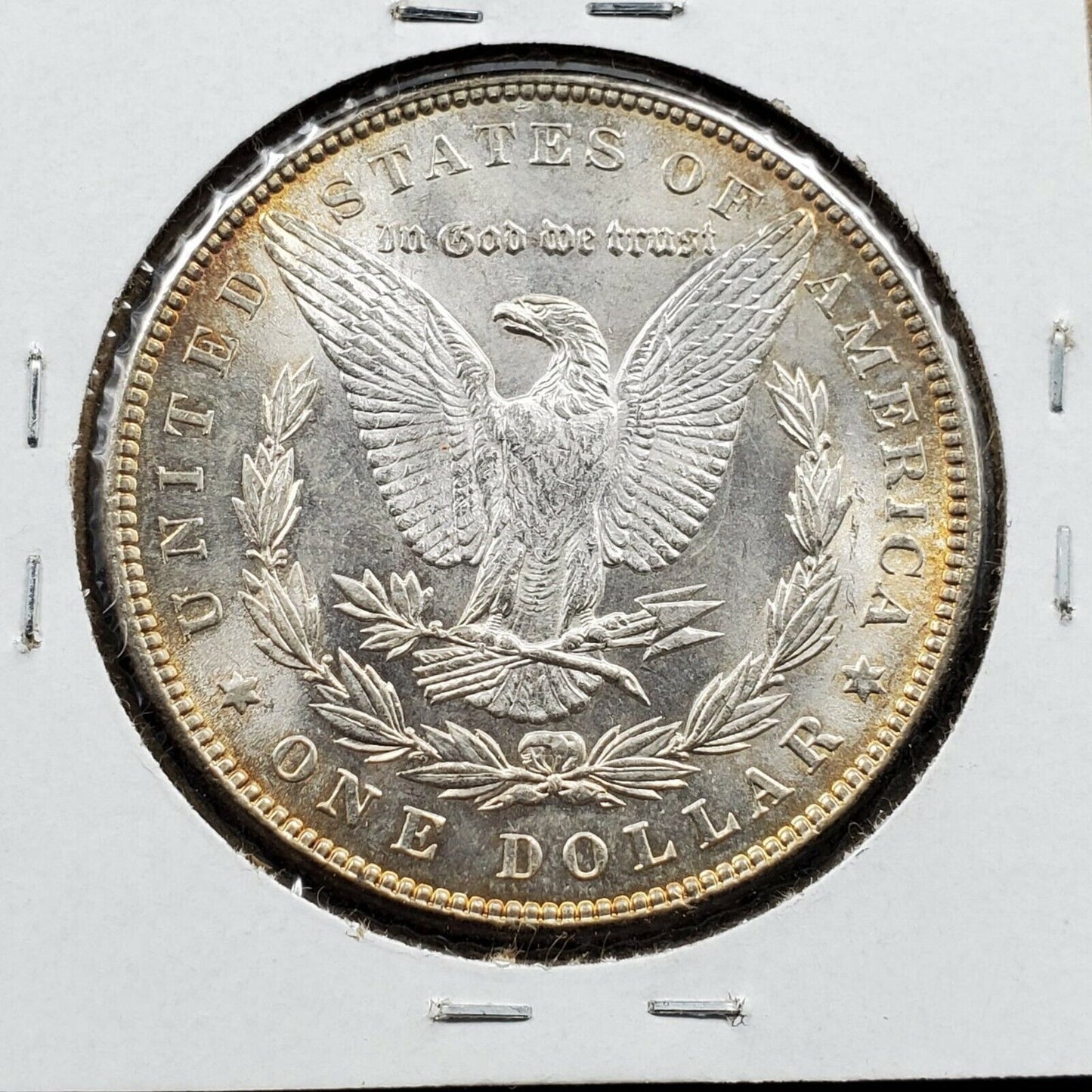 1886 P $1 Morgan Silver Eagle Dollar Coin Choice BU Uncirculated Neat Toning