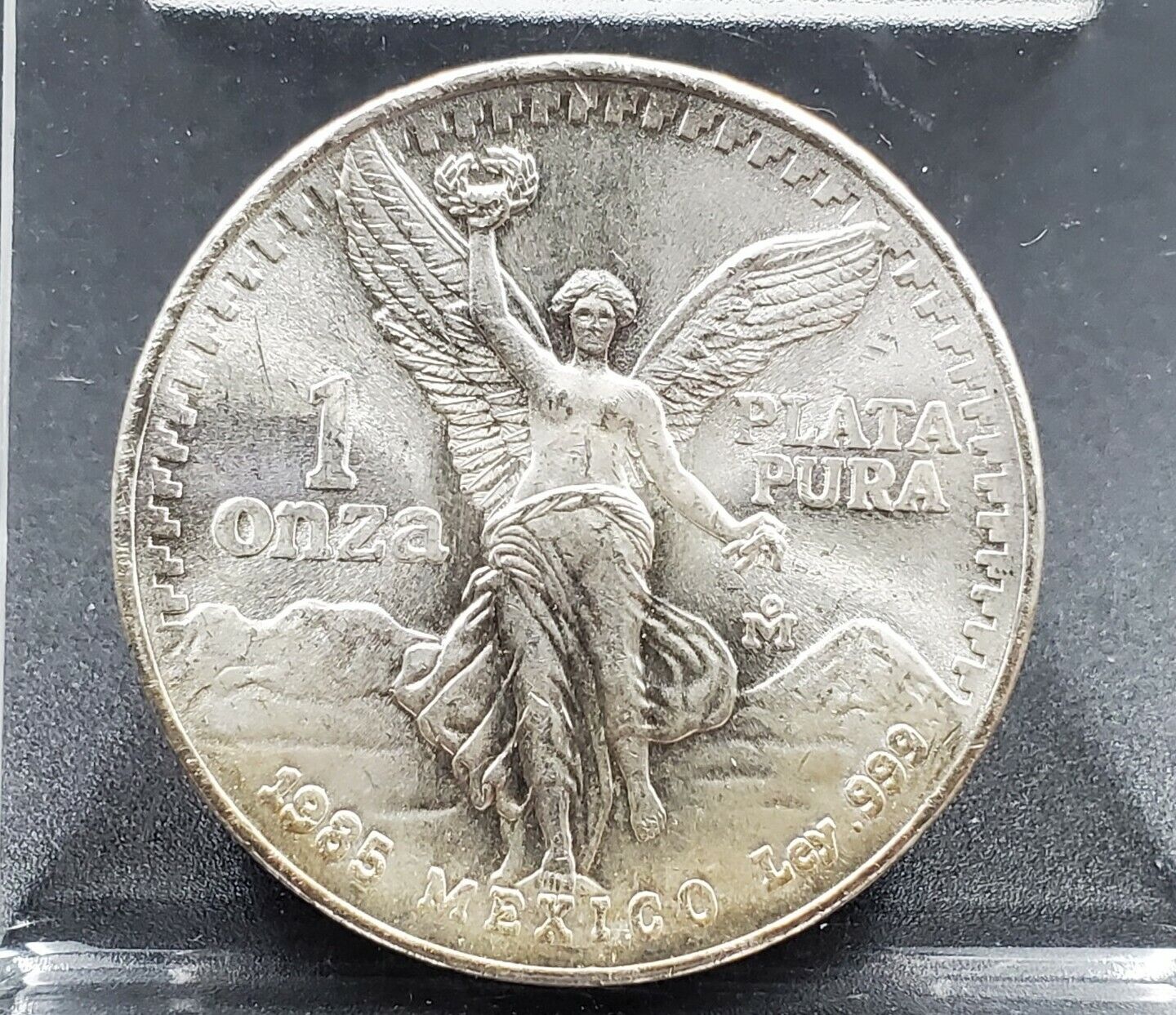 1985 Mo 1 oz Onza Mexico Libertad Gem BU UNC Ley .999 Plata Pura