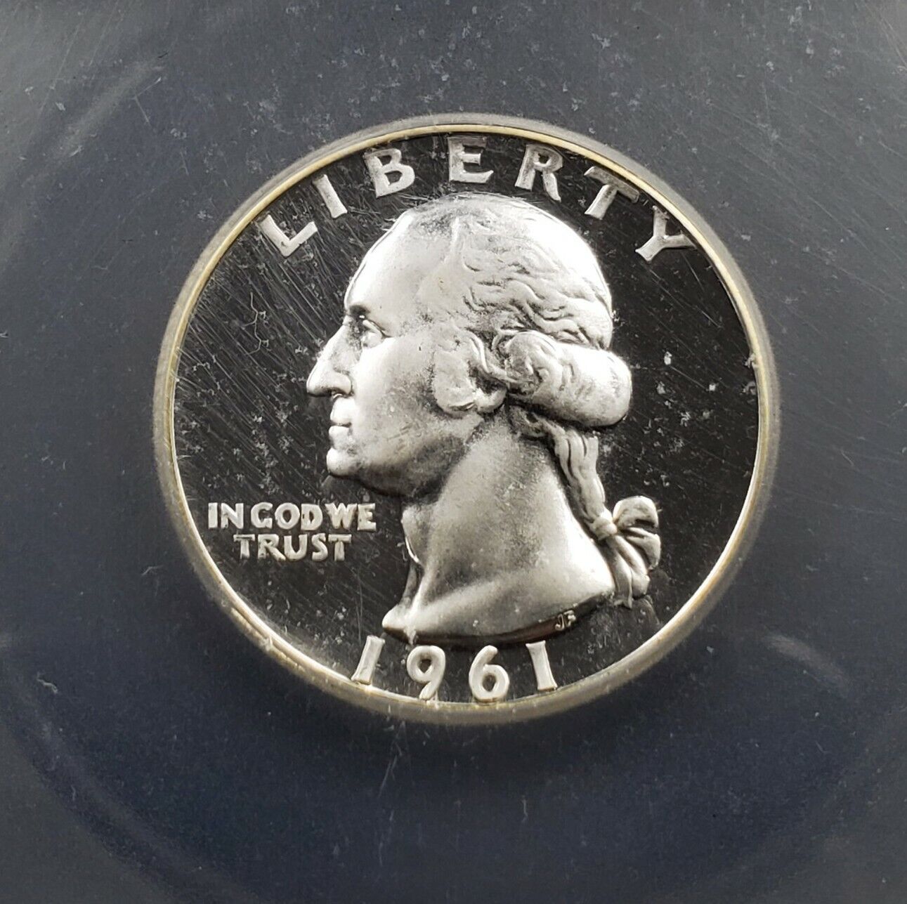 1961 P Washington Silver Quarter Coin ICG PR69 Cam Cameo Proof Gem No Toning 25c