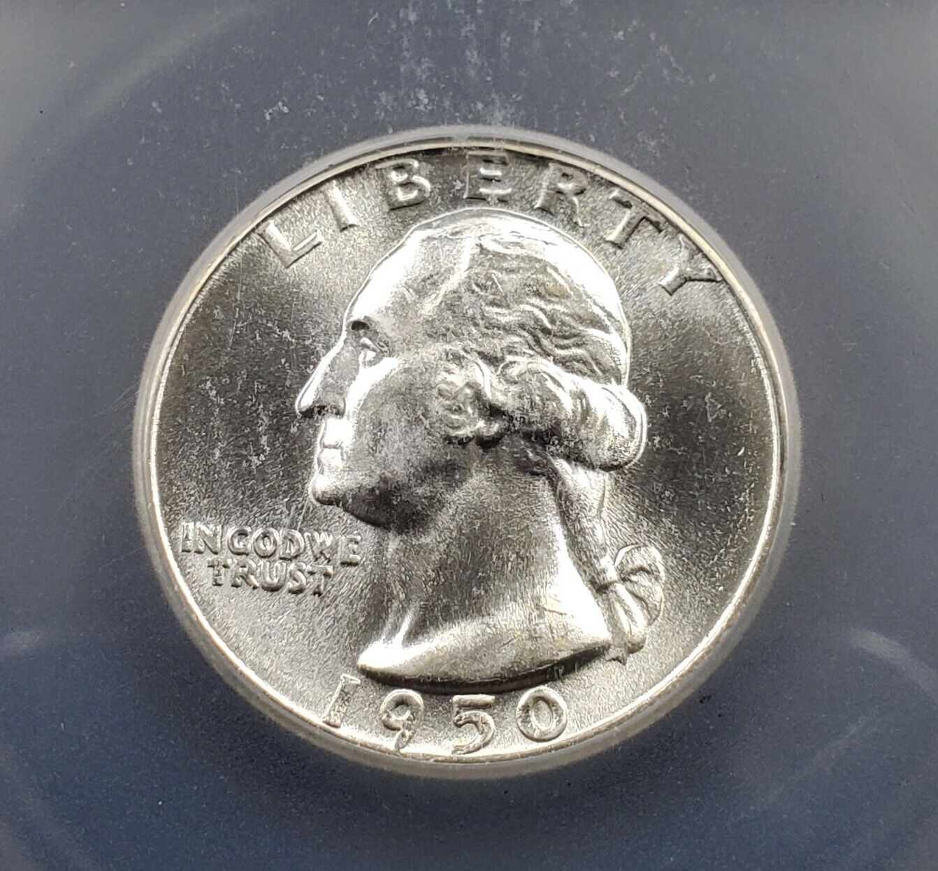 1950 P Washington Silver Quarter Coin ICG MS67 Gem BU Uncirculated