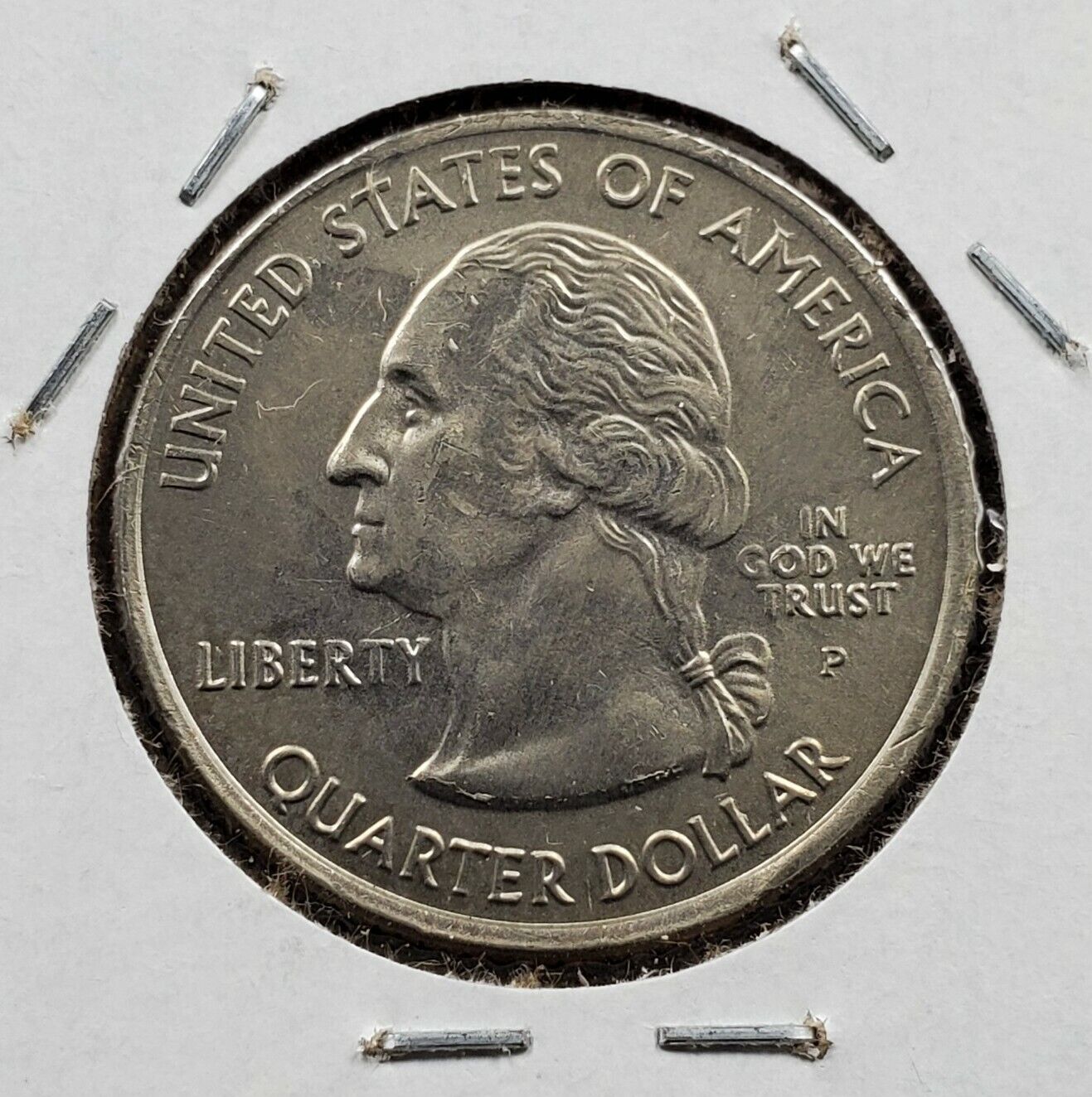 2007 Statehood State Quarter Coin Idaho UNC Struck Thru Grease Error
