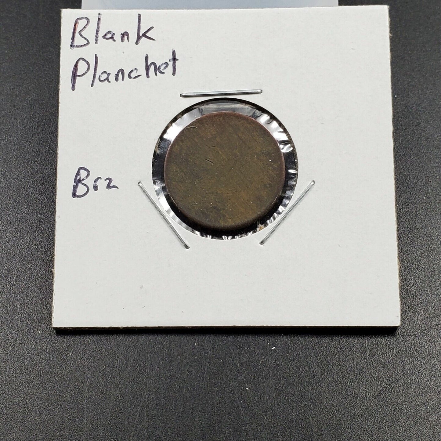 BLANK COPPER LINCOLN CENT PLANCHET ERROR VARIETY COIN 95% BRONZE PRE 1982