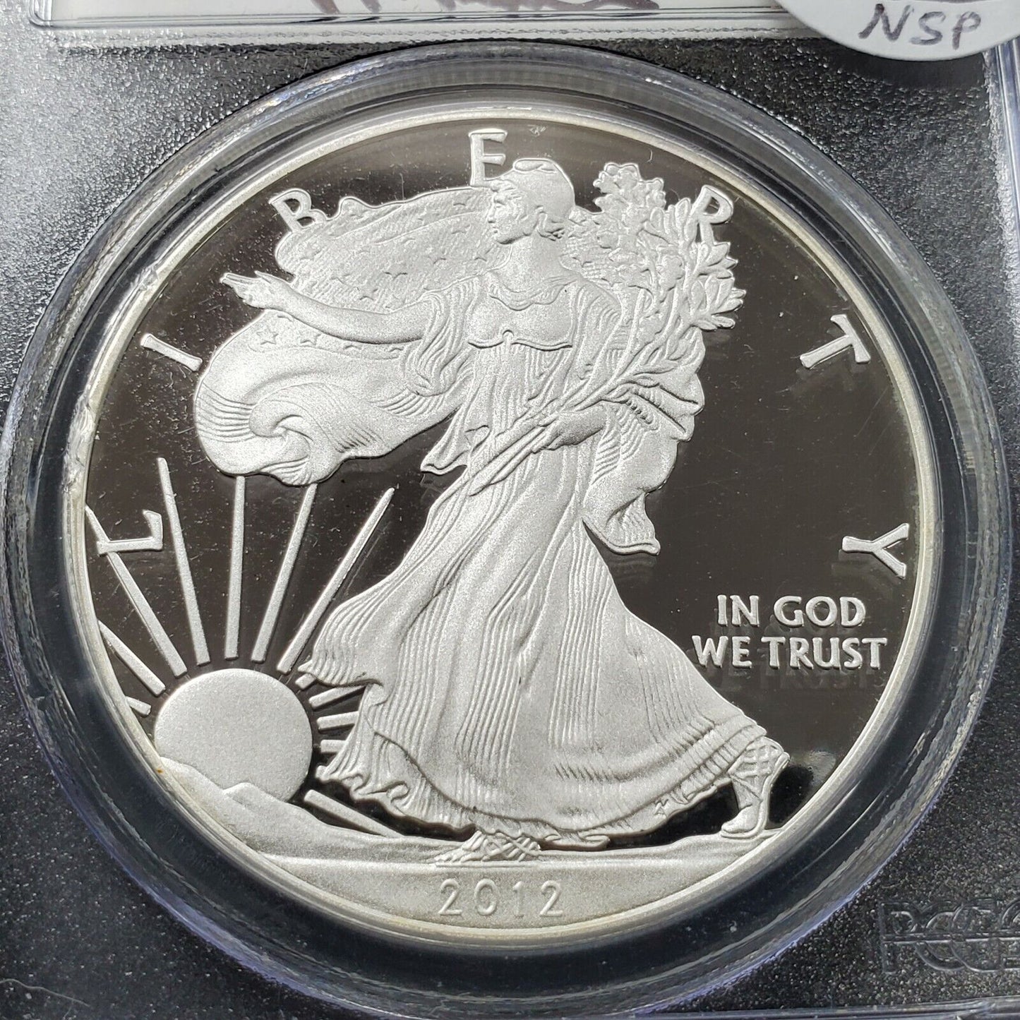 2012 S 1 OZ American 1oz .999 Eagle PCGS PR70 DCAM Coin & Currency Set First STK