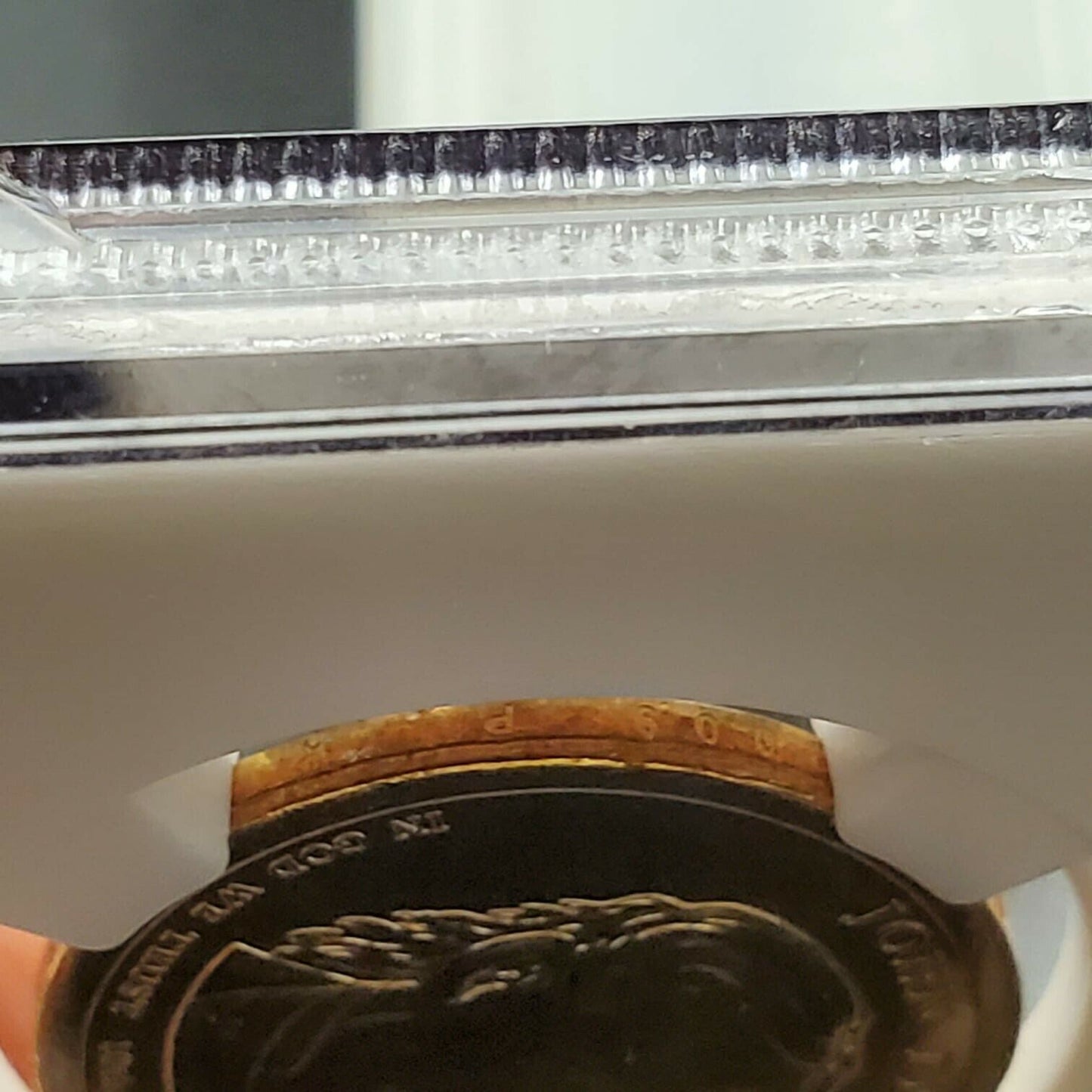 2009 P John Tyler Presidential Error Coin NGC MS65 Partial Collar Rare Variety
