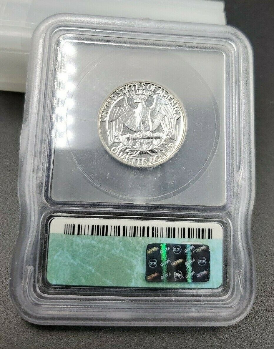 1962 P 25C Washington Quarter Silver Proof Coin Vintage ICG PR69 DCAM Deep Cameo