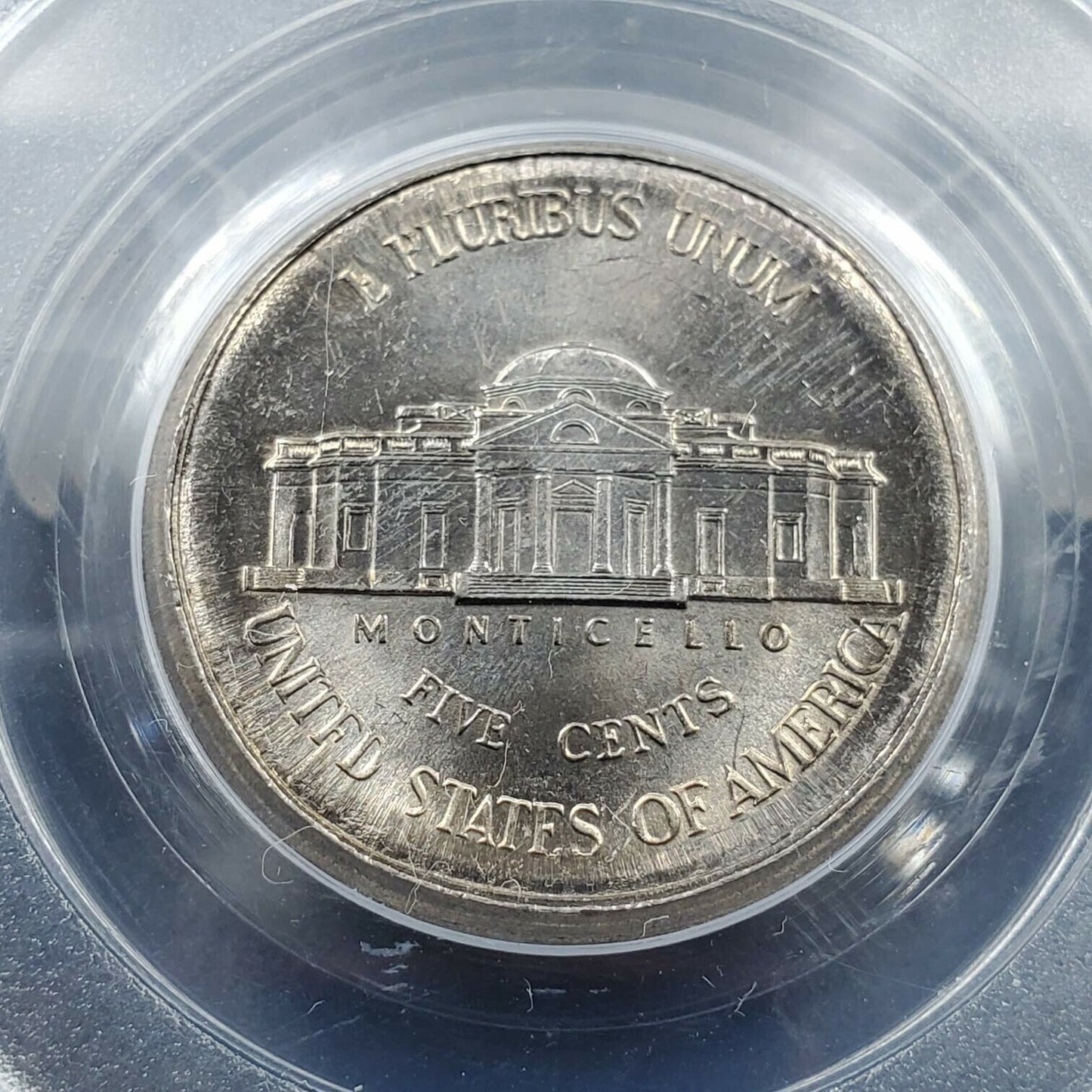 CUPPED BROADSTRIKE BROADSTRUCK 1999 P Jefferson 5c Nickel Coin PCGS MS64 FS