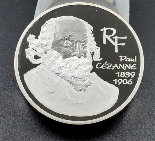 France 2006 Paul Cézanne 20 Euro 5 oz Silver Coin Proof 500 COIN LOW MINTAGE