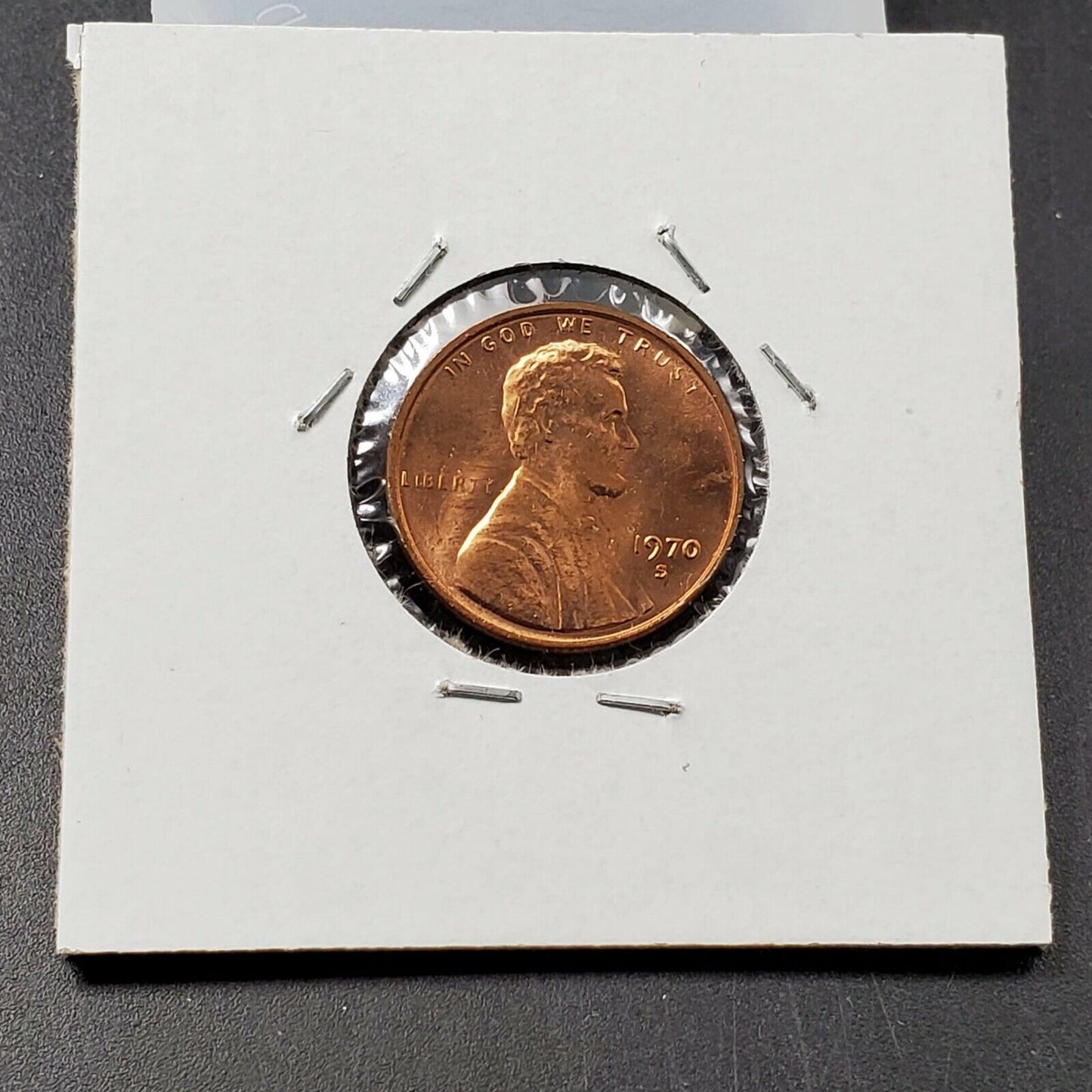 1970 s Lincoln Memorial Cent GEM BU Key Variety Small Date PQ * TONING REVERSE