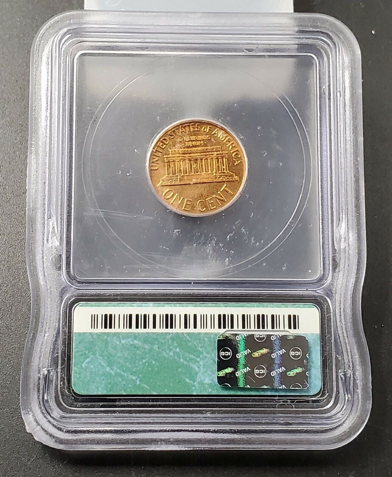 1961 D Lincoln Memorial Cent Penny MS67 ICG vintage used ICG Case Nice Coin