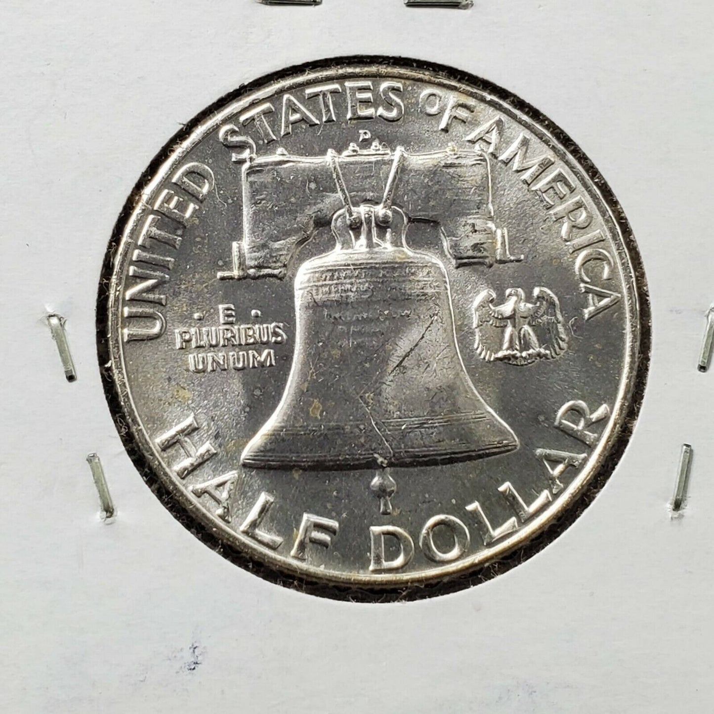 1958 D Franklin Silver 90% Half Dollar Coin Choice / GEM BU FBL Full Bell Line