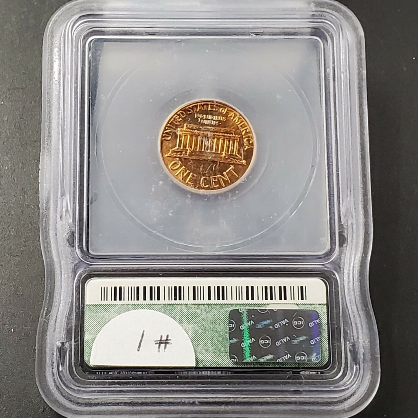 1960 D Lincoln Memorial Cent Penny Coin ICG MS67 Gem BU BUsiness Strike Denver 2