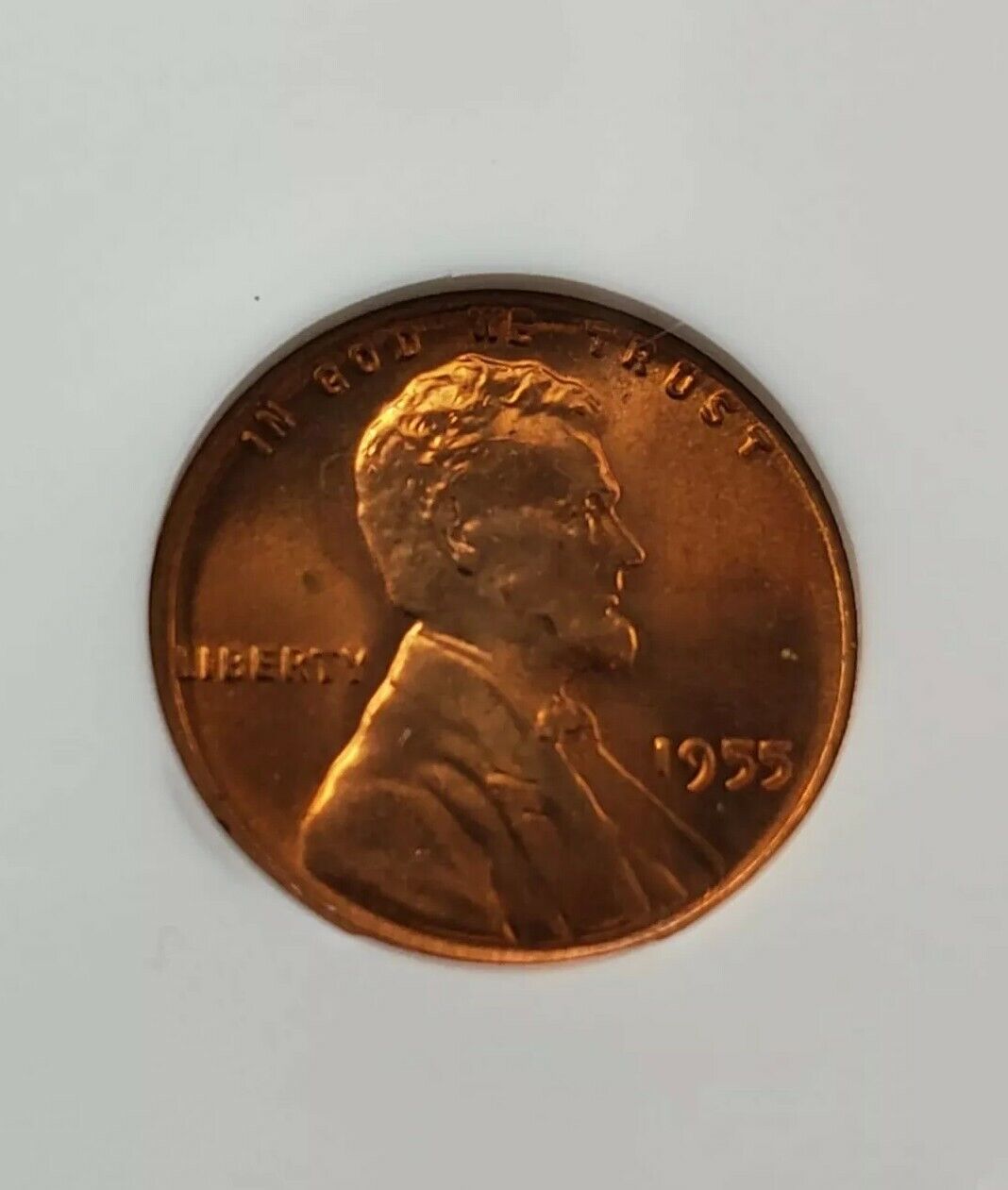 1955 P Lincoln Wheat Cent Penny Coin NGC MS66 RD RED Nice coin