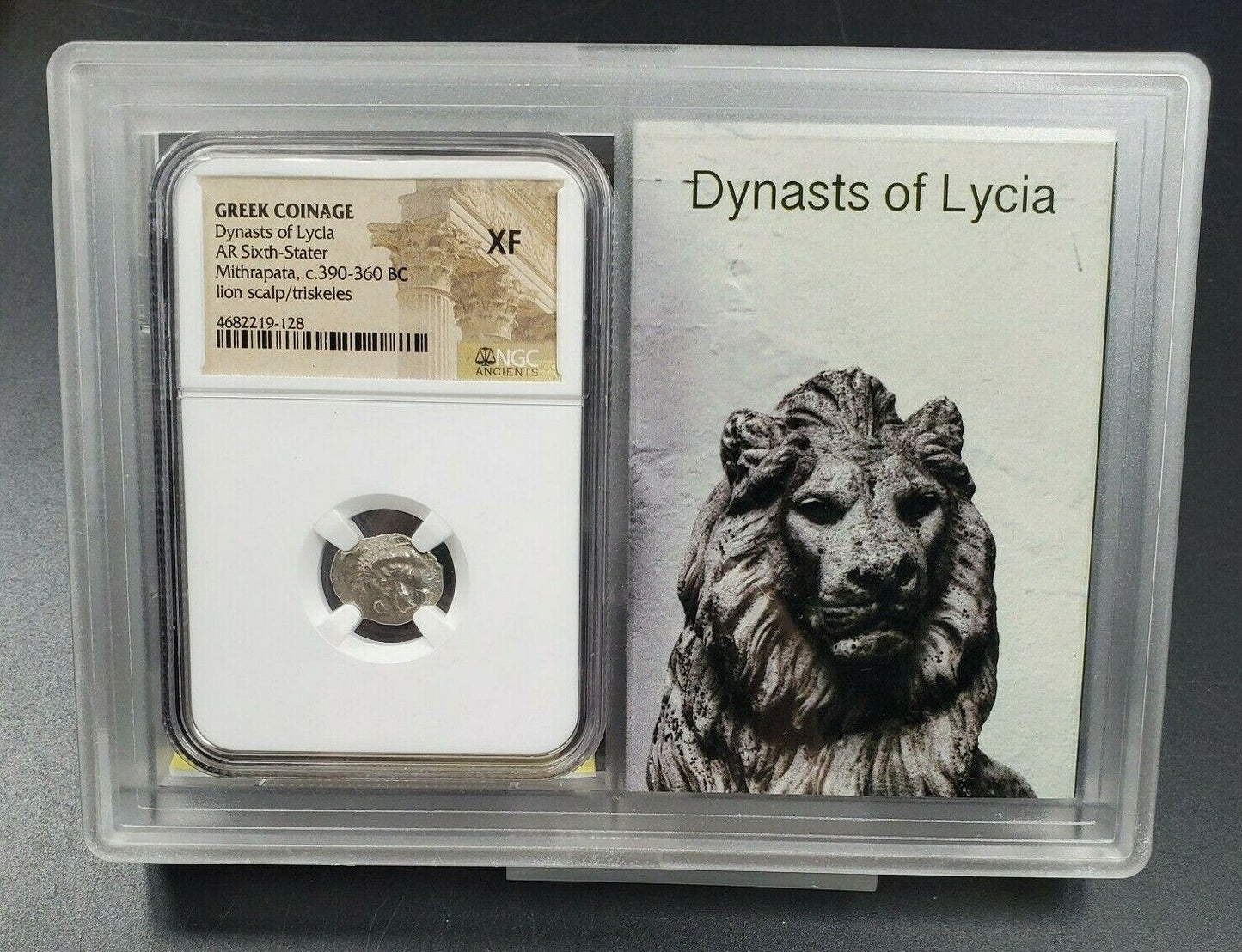 Dynasts Lycia 390-360 BC Mithrapata Greek Sixth-Stater NGC XF EF Story Vault