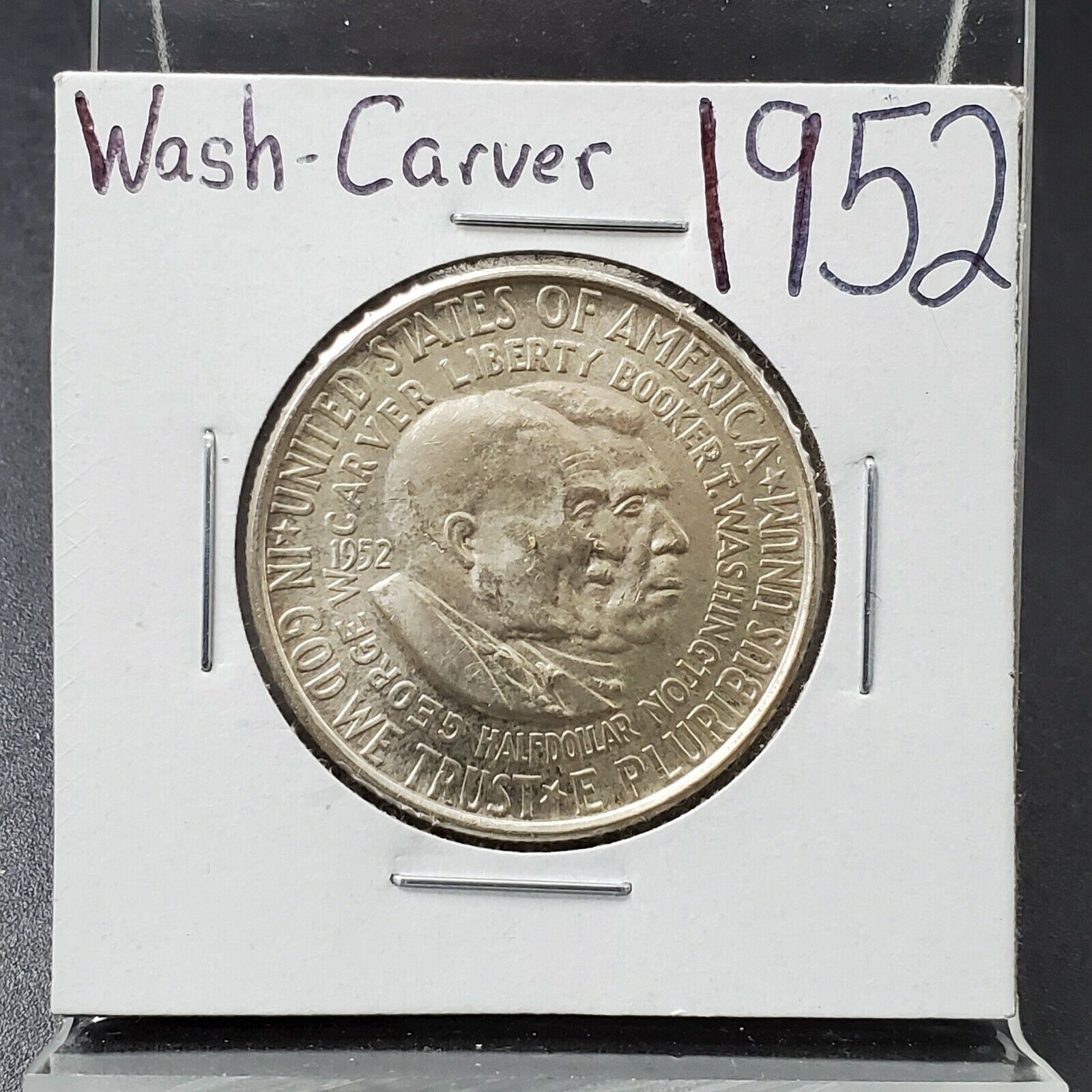 1952 P George Washington Carver Silver 50c Half Dollar