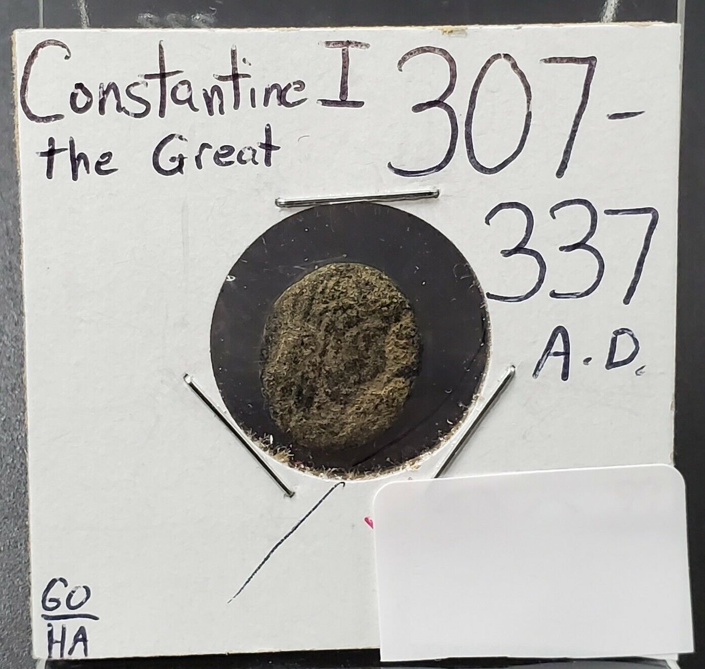 307-337 A.D. Constantine I the Great Ancient Bronze Coin Circulated