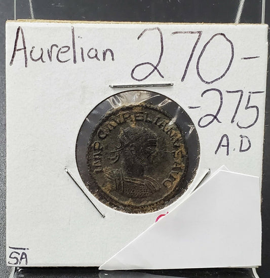Aurelian 270-275 Ancient Bronze Coin Circulated