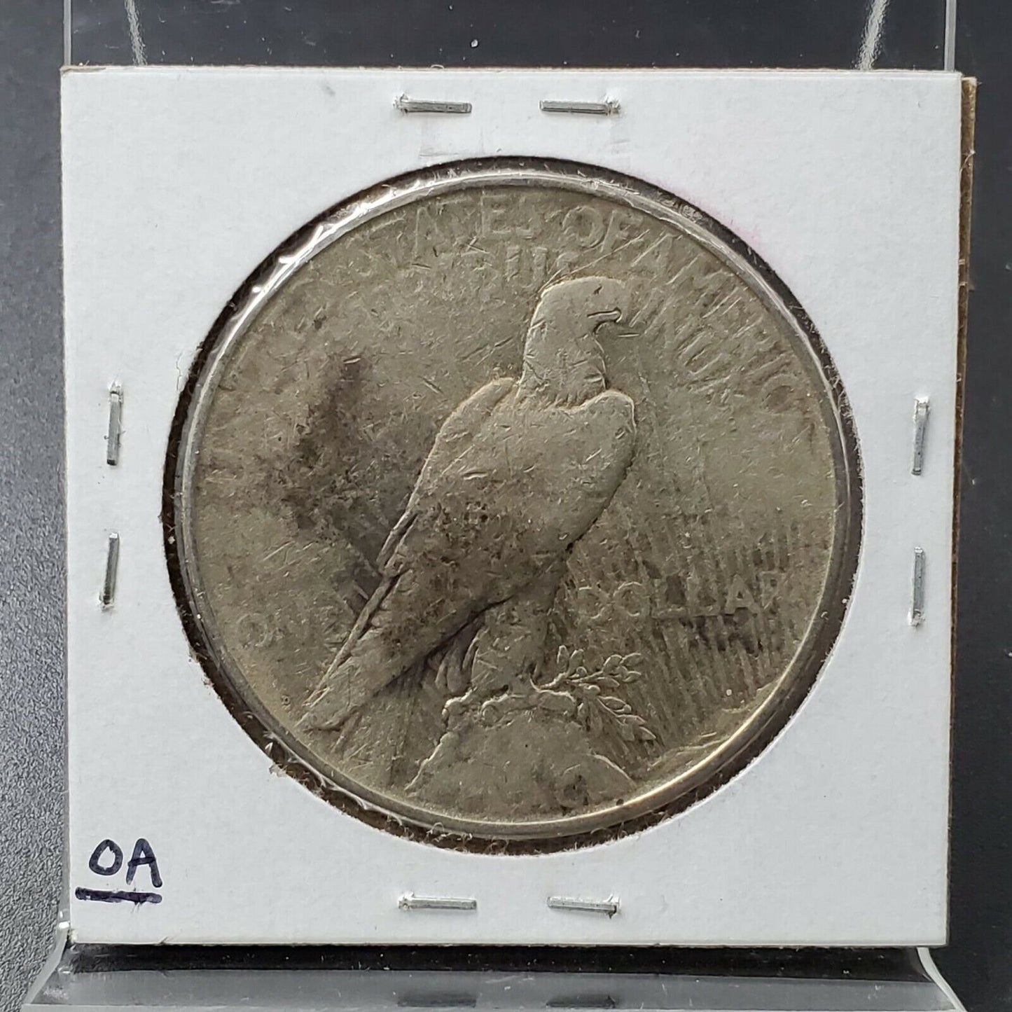 1934 D $1 Peace Silver Eagle Dollar Coin VG Very Good Semi Key