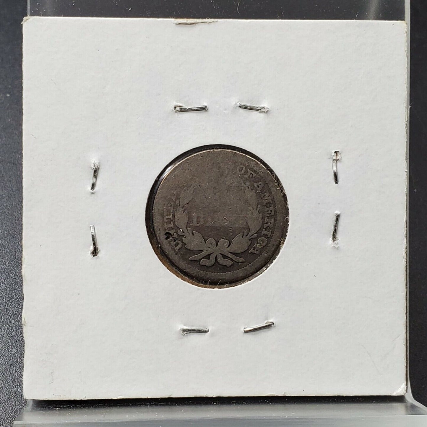 1853 P SEATED LIBERTY With Arrows DIME COIN CHOICE AG About Good FULL DATE 2