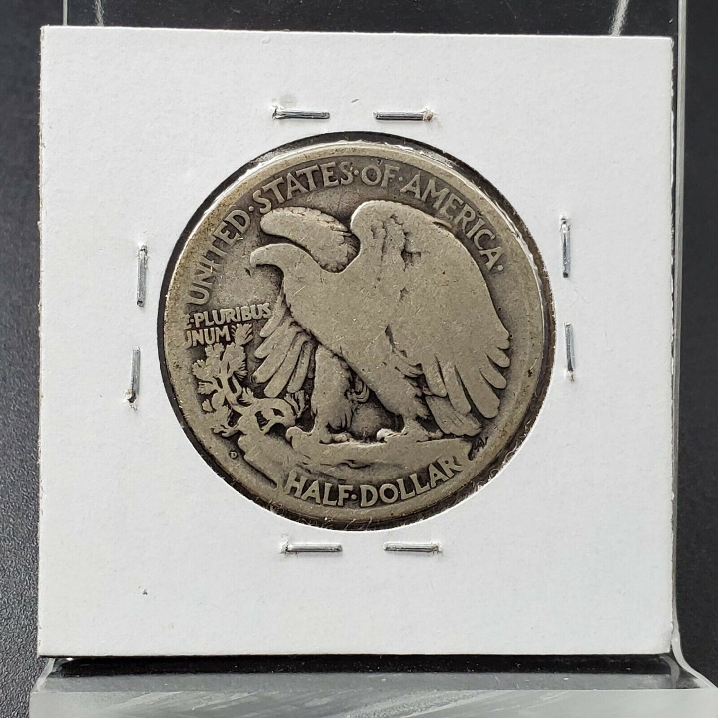 1919 D Walking Liberty Silver Eagle Half Dollar Coin Average Good Circulated