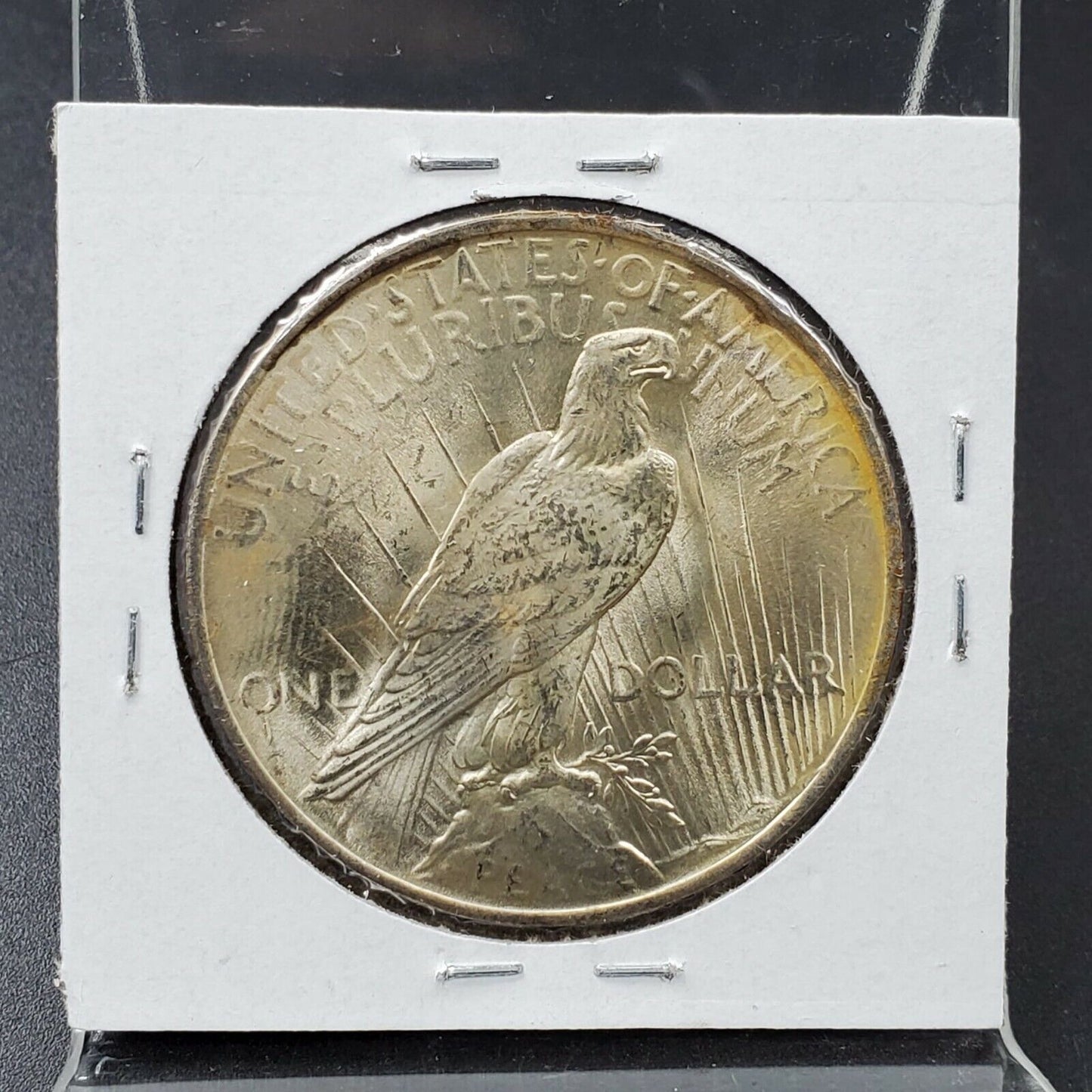 1923 P Peace 90% Silver Eagle Dollar Coin Average BU Uncirculated Neat Toning