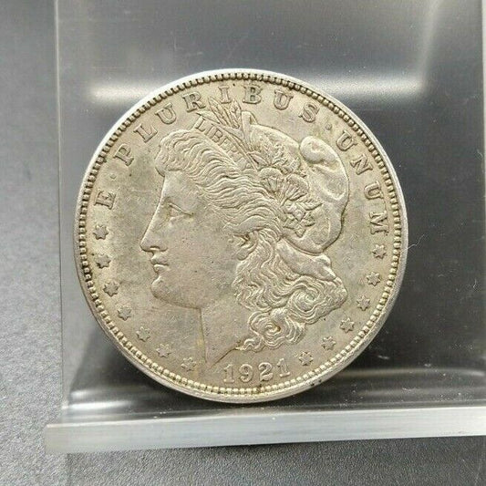 1921 D $1 Morgan Silver Eagle Dollar Coin XF EF Extra Fine 100 Year Anniversary