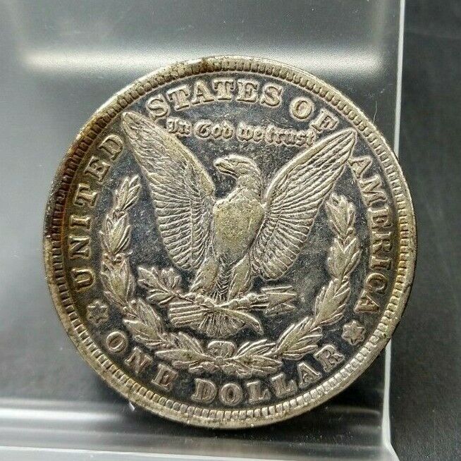 1921 P $1 Morgan Silver Eagle Dollar Coin XF DETAILS Polish 100 Year Anniversary