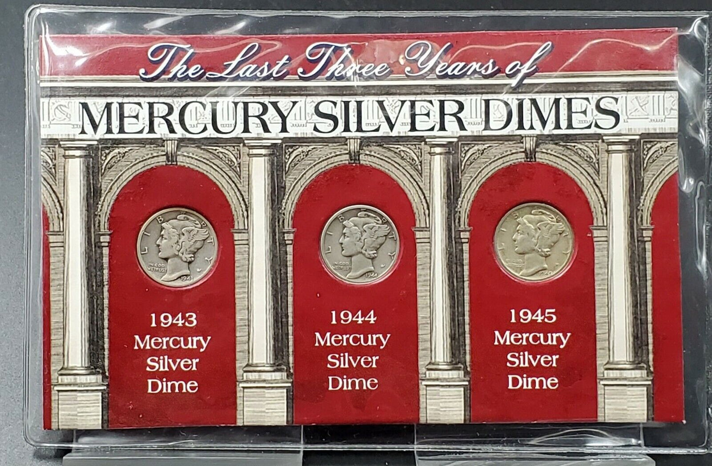 American Coin Treasures Last 3 Years of Issue America Mercury Silver Dimes Set