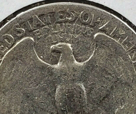 1941 P Washington Silver Quarter Coin Double Eagle Beak DDR Double Die Reverse