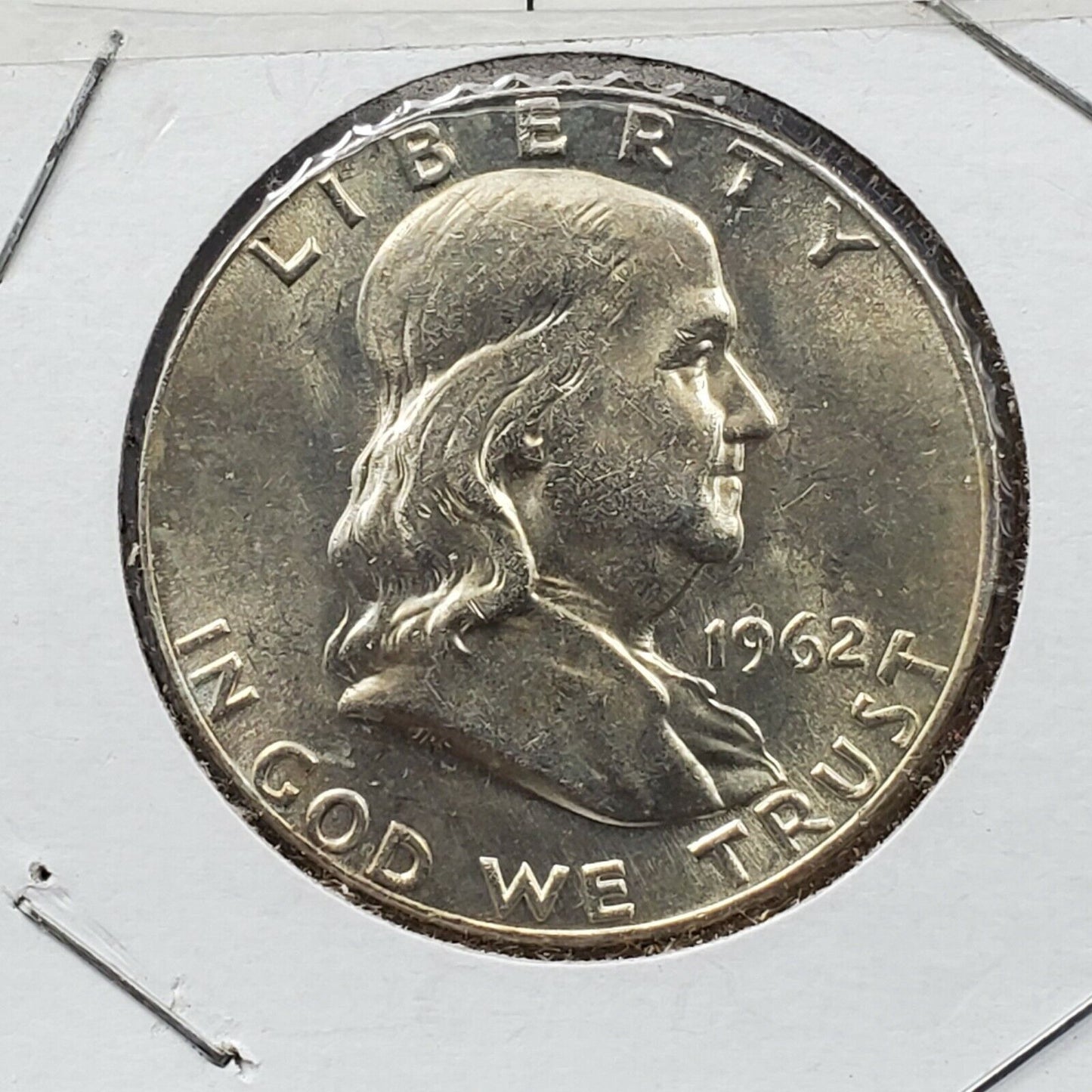 1962 D Franklin Silver Half Dollar Coin Choice BU UNC Uncirculated 2