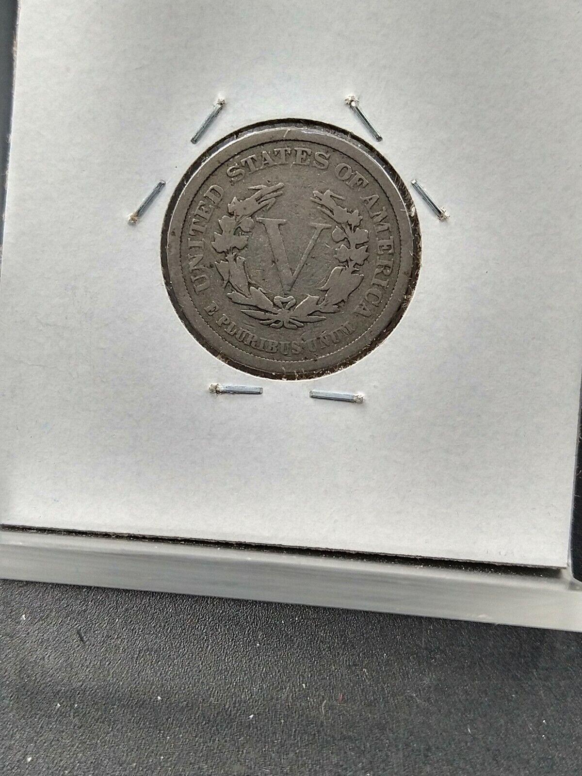 1883 P Liberty Head V Nickel VG VERY GOOD / FINE Circulated No Cents Variety