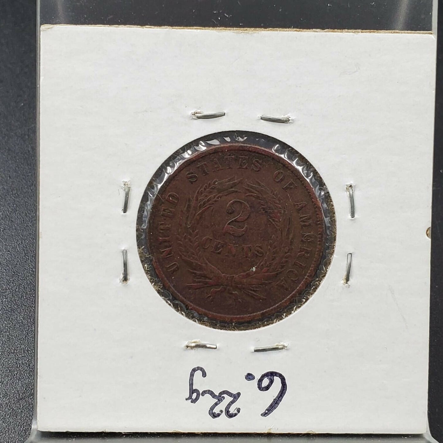 1867 LM 2C Two Cent Copper Coin Piece CHOICE VF Very Fine