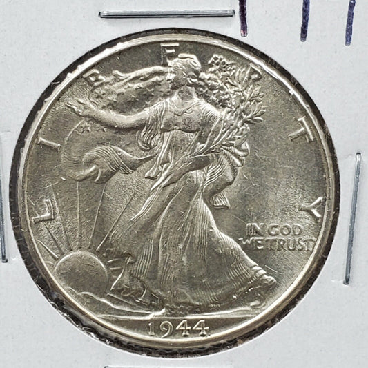 1944 P Walking Liberty Silver Eagle Half Dollar Coin Choice BU UNC WW2 Era