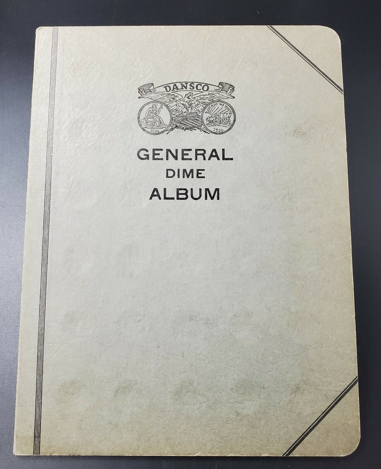 Antique Dansco General Dime Album Folder Sample with Catalog order Form - Rare