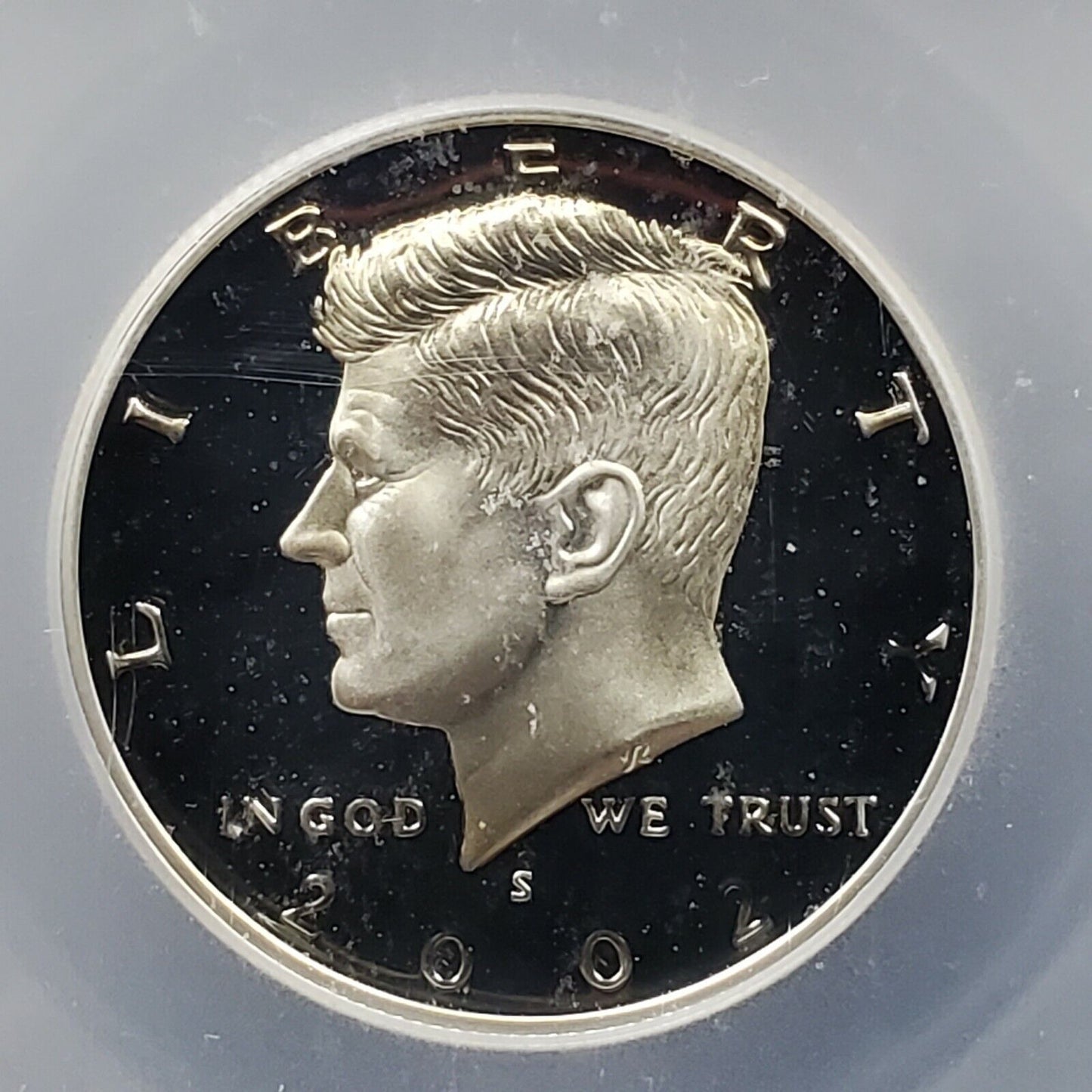 2002 S Silver Kennedy Half Dollar Coin Vintage Retro ICG PR70 DCAM Used Slab cs