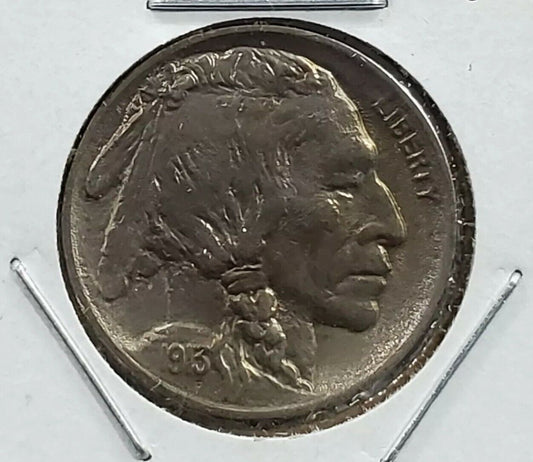 1913 P Buffalo Indian Head Nickel 5c Coin Choice AU About UNC Rotated Die 15%