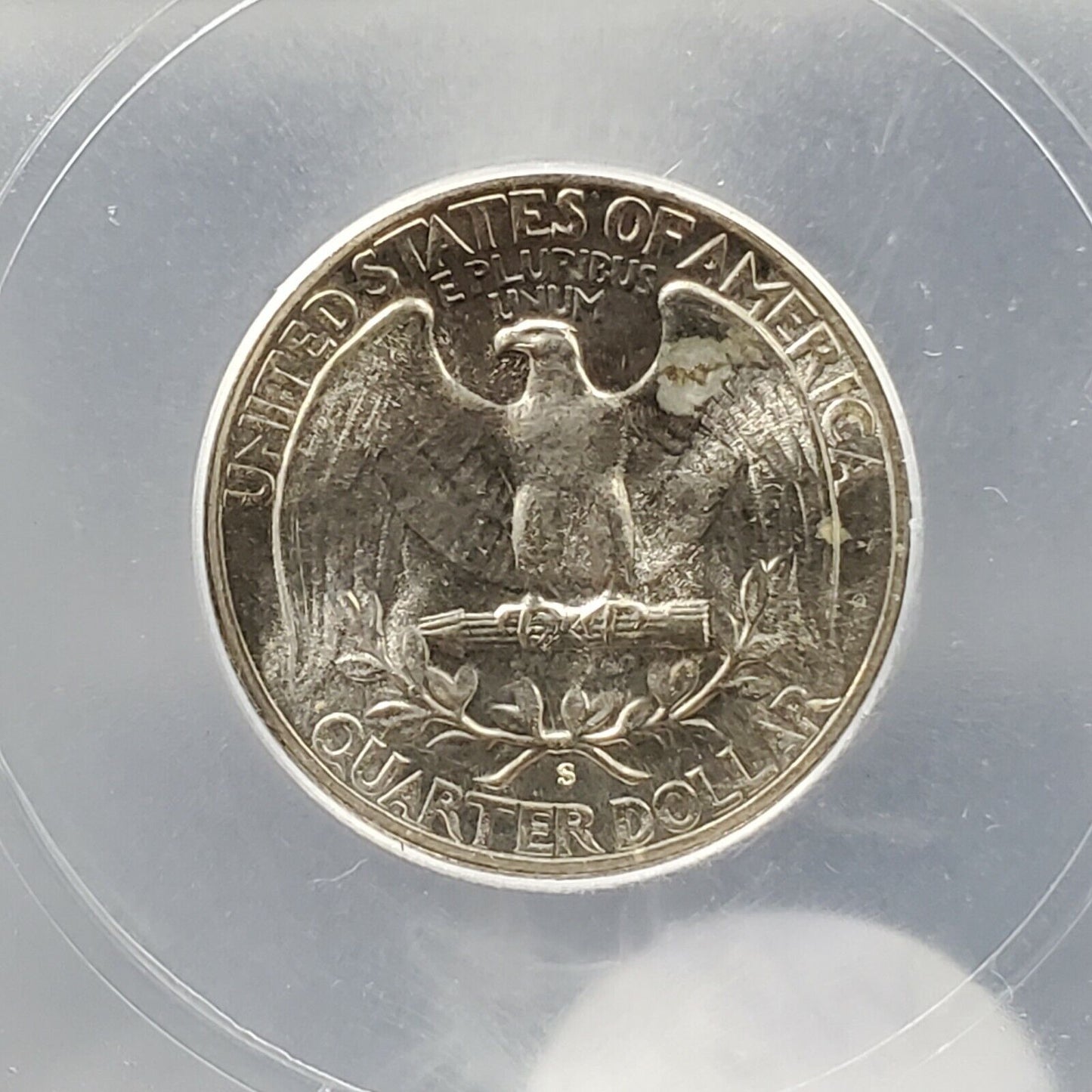 1947 S S/S Washington Silver Quarter Variety Coin ICG MS66 WITH RPM