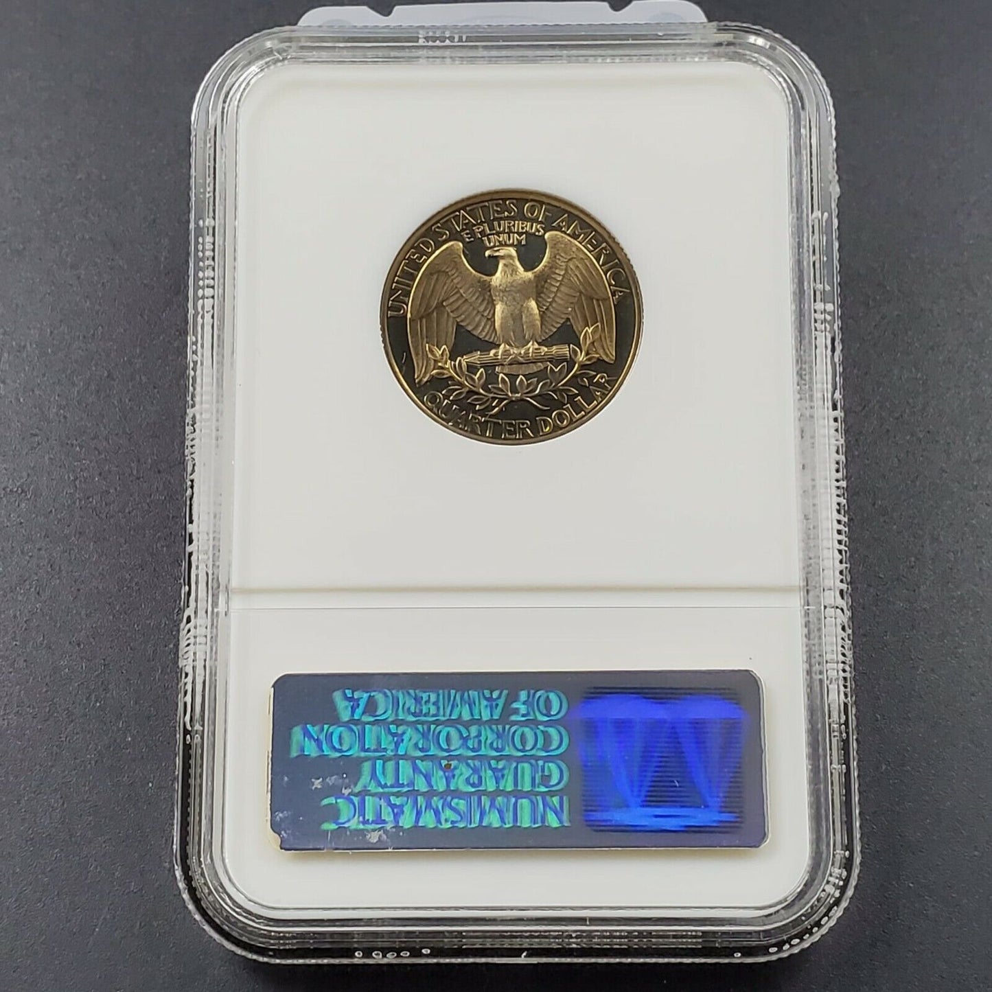 1987 S Washington Proof Clad Quarter Coin NGC PF69 UCAM