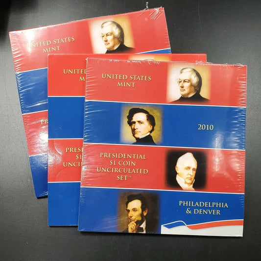 2010 P & D United States Mint Presidential $1 Coin UNC GEM BU Set SEALED OGP