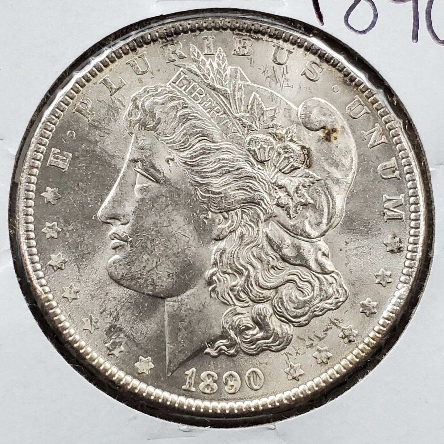 1890 P $1 Morgan Eagle Silver Dollar Coin CH / GEM BU UNC 121 Years ANNIVERSARY