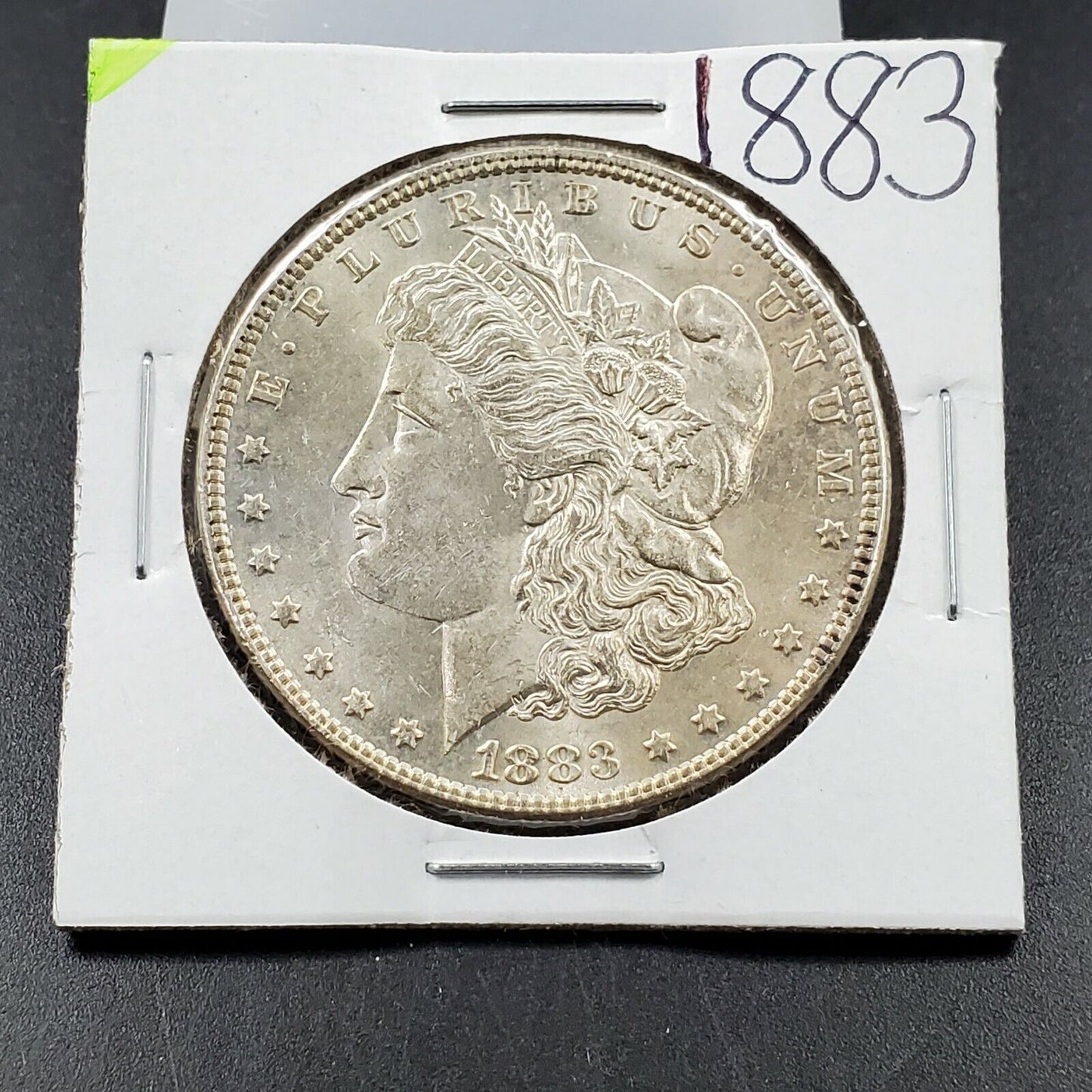 1883 P $1 Morgan Eagle Silver Dollar Coin Choice BU UNC 138 Years Anniversary