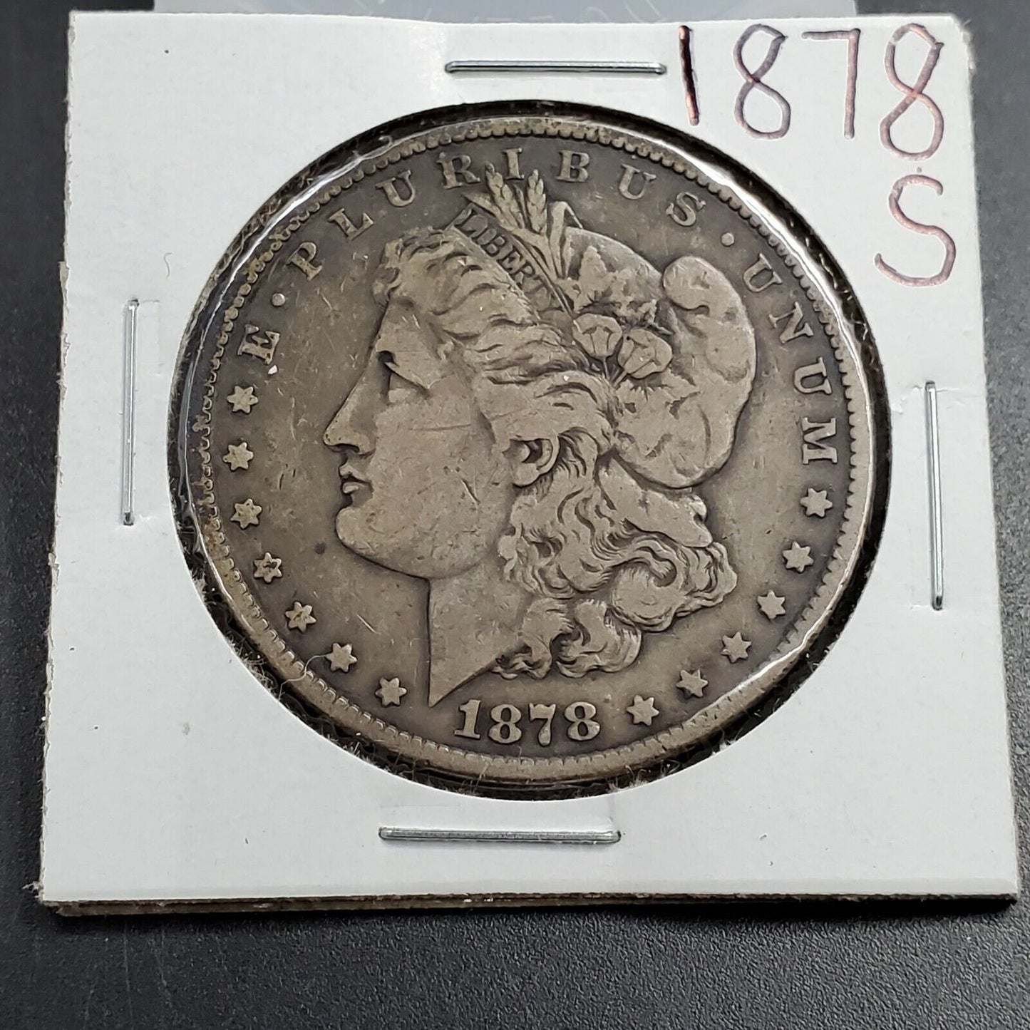 1878 S Morgan Silver Dollar Coin VG Very Good / Fine Circulated San Francisco