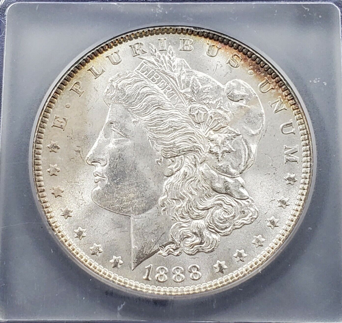 1888 P Morgan Silver Eagle Dollar Coin ICG MS65 Gem BU UNC