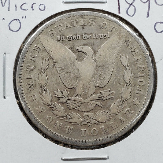 1899 o Micro o Vam Morgan Silver Eagle Dollar Coin AVG Circulated