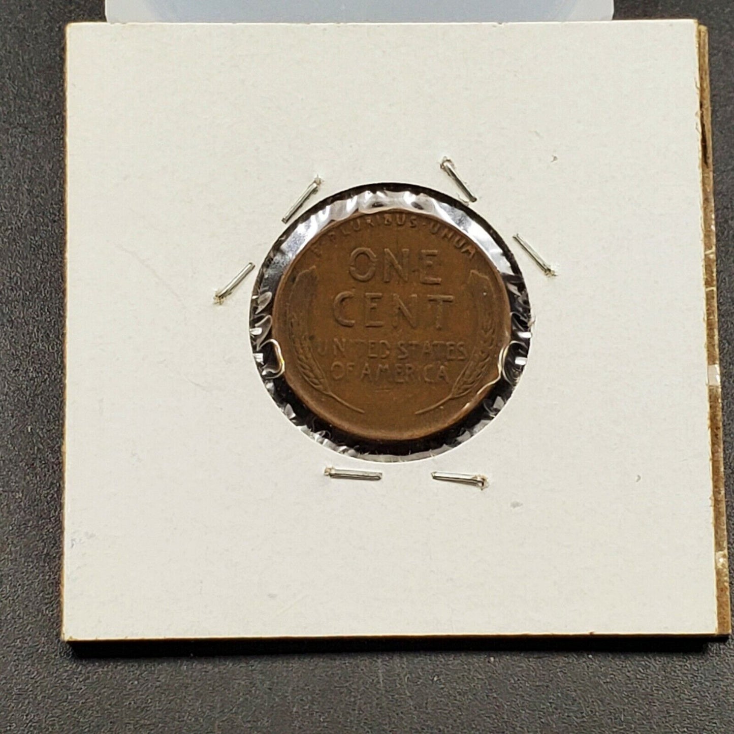 1946 P 1c Lincoln Wheat Cent Error Coin Major Laminated Planchet WW2 Era 2