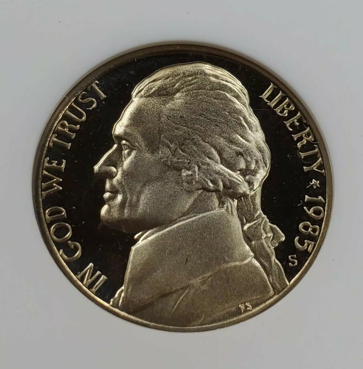 1985 S Jefferson Proof Nickel Coin NGC PF69 UCAM