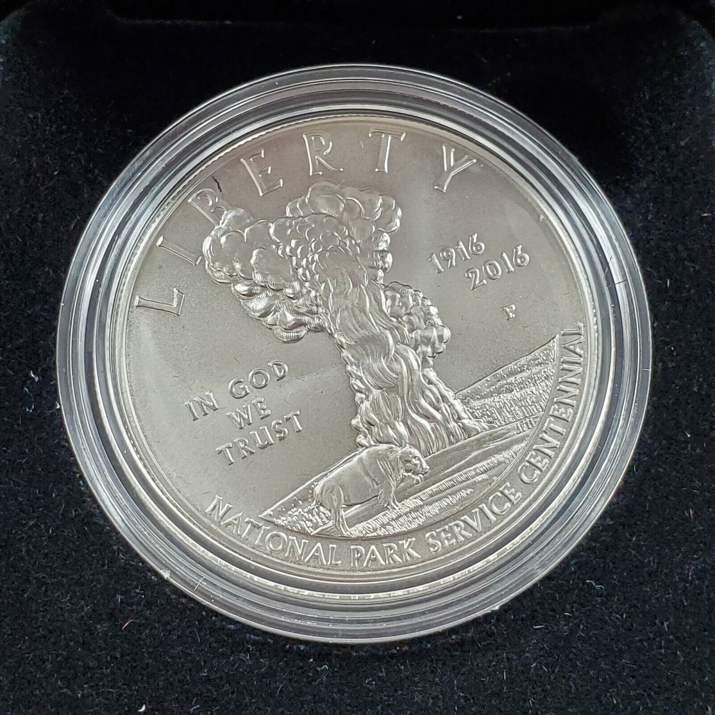 2016 P National Park Commemorative BU Silver Dollar OGP Business