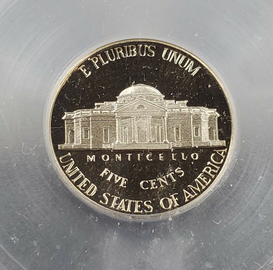 1989 S Proof Jefferson Nickel Coin ICG PR70 DCAM Deep Cameo